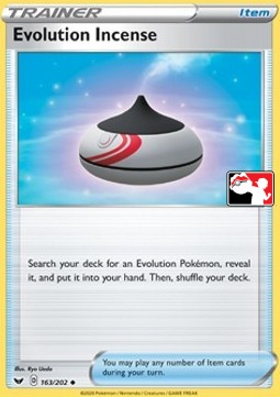 Evolution Incense Play! Pokémon Prize Pack Series One #163