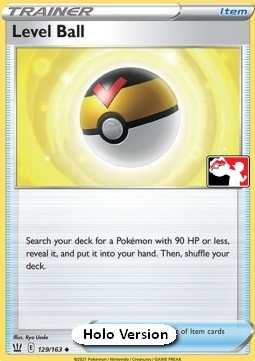 Level Ball Play! Pokémon Prize Pack Series One #129