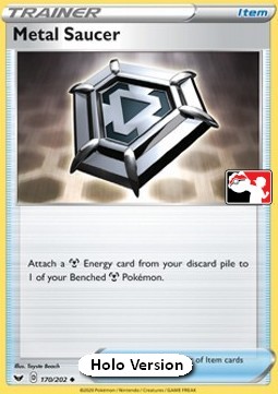 Metal Saucer Play! Pokémon Prize Pack Series One #170