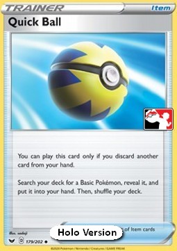 Quick Ball Play! Pokémon Prize Pack Series One #179