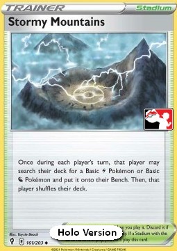 Stormy Mountains Play! Pokémon Prize Pack Series One #161