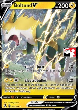 Boltund V Play! Pokémon Prize Pack Series Two #103