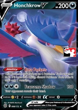 Honchkrow V Play! Pokémon Prize Pack Series Two #088