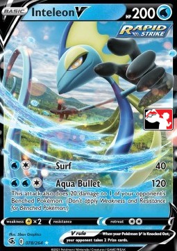 Inteleon V Play! Pokémon Prize Pack Series Two #078