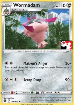Wormadam Play! Pokémon Prize Pack Series Two #098