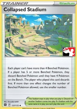 Collapsed Stadium Play! Pokémon Prize Pack Series Two #137
