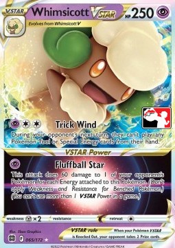 Whimsicott VSTAR Play! Pokémon Prize Pack Series Two #065