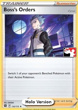 Boss's Orders - Cyrus Play! Pokémon Prize Pack Series Two #132