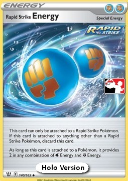 Rapid Strike Energy Play! Pokémon Prize Pack Series Two #140