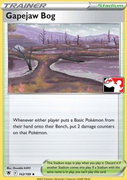 Gapejaw Bog Play! Pokémon Prize Pack Series Three #142