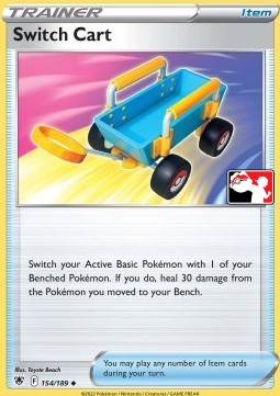 Switch Cart Play! Pokémon Prize Pack Series Three #154