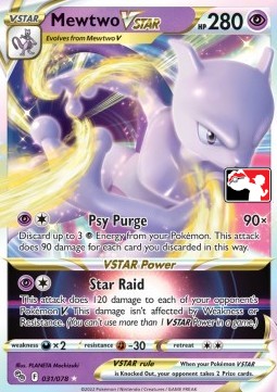 Mewtwo VSTAR Play! Pokémon Prize Pack Series Three #031