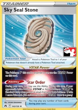 Sky Seal Stone Play! Pokémon Prize Pack Series Three #143