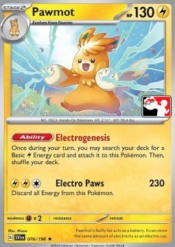 Pawmot Play! Pokémon Prize Pack Series Three #076