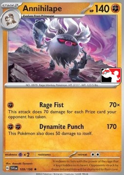Annihilape Play! Pokémon Prize Pack Series Three #109