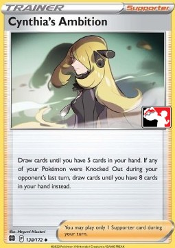 Cynthia's Ambition Play! Pokémon Prize Pack Series Three #138