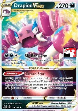 Drapion VSTAR Play! Pokémon Prize Pack Series Three #119
