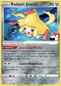 Radiant Jirachi Play! Pokémon Prize Pack Series Three #120