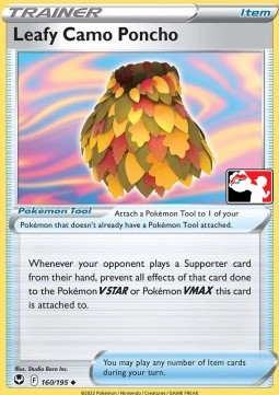 Leafy Camo Poncho Play! Pokémon Prize Pack Series Three #160