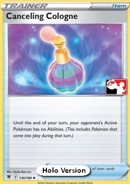 Canceling Cologne Play! Pokémon Prize Pack Series Three #136