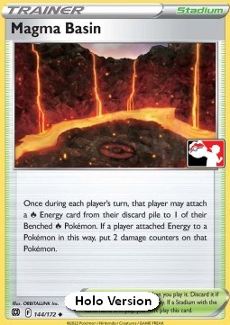 Magma Basin Play! Pokémon Prize Pack Series Three #144