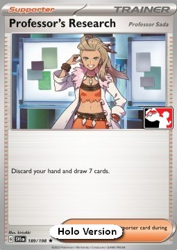Professor's Research - Professor Sada Play! Pokémon Prize Pack Series Three #189