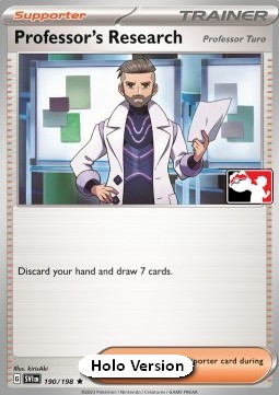 Professor's Research - Professor Turo Play! Pokémon Prize Pack Series Three #190