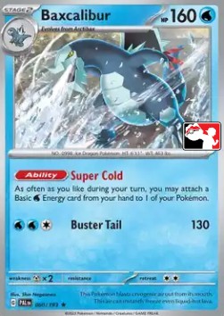 Baxcalibur Play! Pokémon Prize Pack Series Four #060