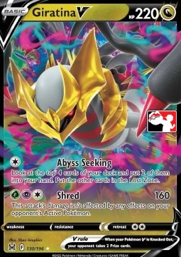 Giratina V Play! Pokémon Prize Pack Series Four #130