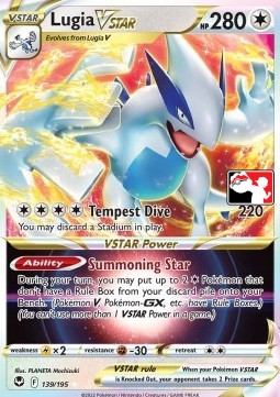 Lugia VSTAR Play! Pokémon Prize Pack Series Four #139