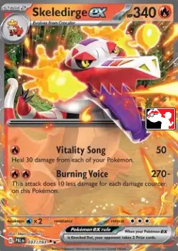 Skeledirge ex Play! Pokémon Prize Pack Series Four #037