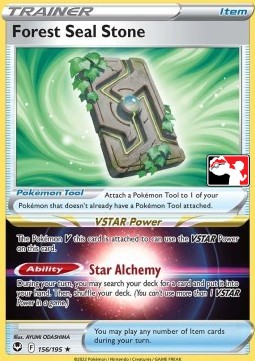 Forest Seal Stone Play! Pokémon Prize Pack Series Four #156