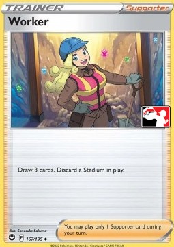 Worker Play! Pokémon Prize Pack Series Four #167
