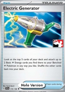 Electric Generator Play! Pokémon Prize Pack Series Four #170