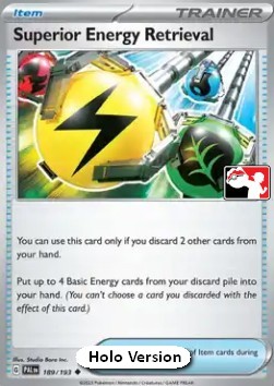 Superior Energy Retrieval Play! Pokémon Prize Pack Series Four #189