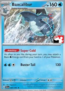 Baxcalibur Play! Pokémon Prize Pack Series Five #060