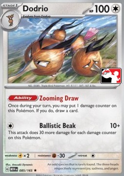 Dodrio Play! Pokémon Prize Pack Series Five #085