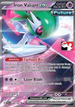 Iron Valiant ex Play! Pokémon Prize Pack Series Five #089