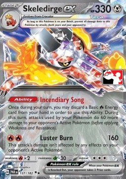 Skeledirge ex Play! Pokémon Prize Pack Series Five #137