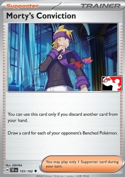 Morty's Conviction Play! Pokémon Prize Pack Series Five #155