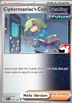 Ciphermaniac's Codebreaking Play! Pokémon Prize Pack Series Five #145