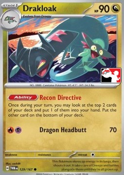 Drakloak Play! Pokémon Prize Pack Series Six #129