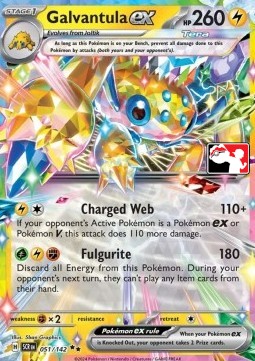 Galvantula ex Play! Pokémon Prize Pack Series Six #051