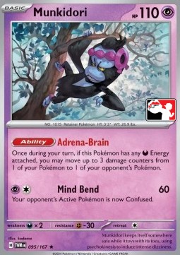Munkidori Play! Pokémon Prize Pack Series Six #095
