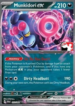 Munkidori ex Play! Pokémon Prize Pack Series Six #037