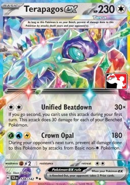 Terapagos ex Play! Pokémon Prize Pack Series Six #128
