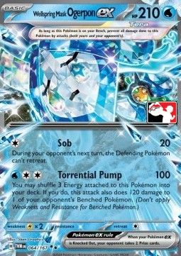 Wellspring Mask Ogerpon ex Play! Pokémon Prize Pack Series Six #064