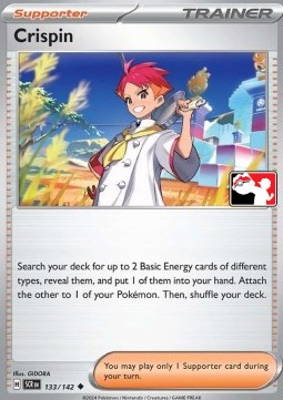 Crispin Play! Pokémon Prize Pack Series Six #133