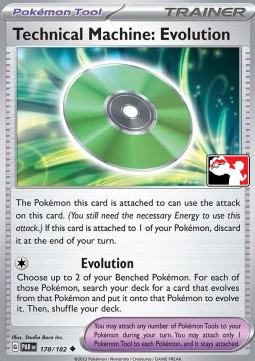 Technical Machine: Evolution Play! Pokémon Prize Pack Series Six #178