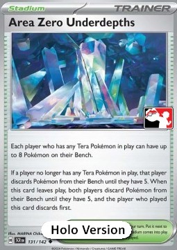 Area Zero Underdepths Play! Pokémon Prize Pack Series Six #131